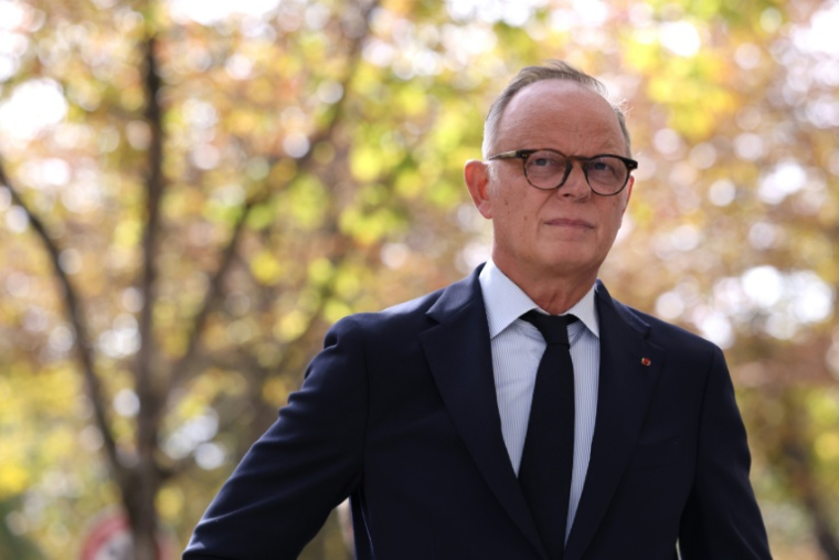 Le candidat Horizons à la présidentielle de 2027, Edouard Philippe, le 18 septembre 2026 à Paris ( AFP / Kenzo TRIBOUILLARD )