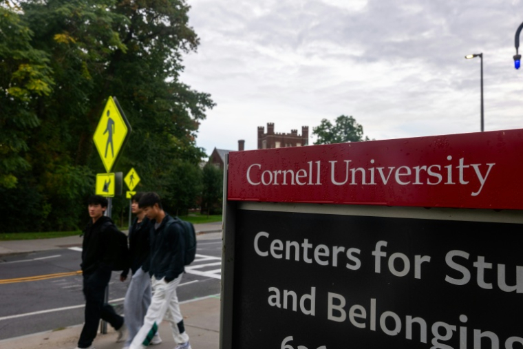 Etudiants à l'université de Cornell le 30 septembre 2026, à Ithaca, New York ( GETTY IMAGES NORTH AMERICA / SPENCER PLATT )