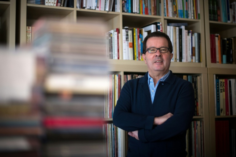 René Martin, fondateur et directeur artistique du festival "La Folle Journée de Nantes", le 17 janvier 2019 à Nantes, en Loire-Atlantique ( AFP / LOIC VENANCE )