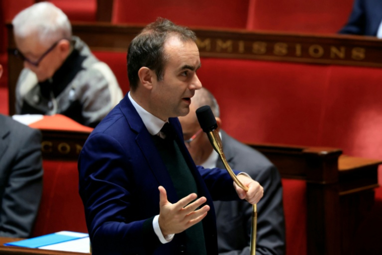 Le Premier ministre Sébastien Lecornu à l'Assemblée nationale, le 26 novembre 2025 à Paris ( AFP / Alain JOCARD )