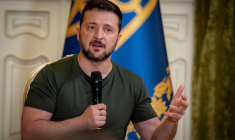 Le président ukrainien Volodimir Zelensky