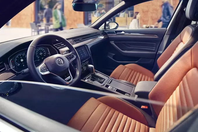 Intérieur de la nouvelle Volkswagen Passat