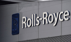 Photo du logo de Rolls-Royce sur un site de l'entreprise à Bristol