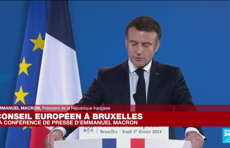 REPLAY : prise de parole d'Emmanuel Macron à l'issu du sommet extraordinaire consacré aux agriculteurs à Bruxelles