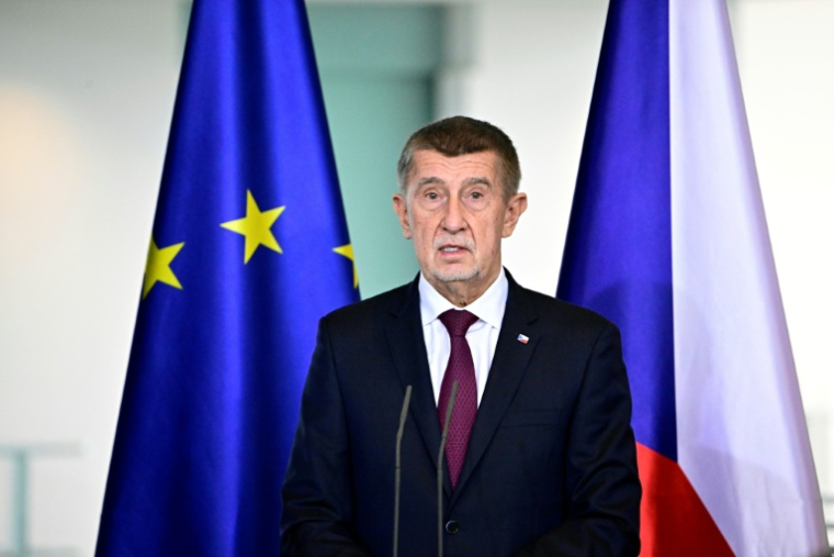 Le Premier ministre tchèque Andrej Babis à Berlin (Allemagne) le 10 mars 2026 ( AFP / Tobias SCHWARZ )