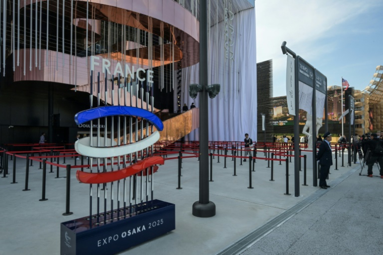 Le pavillon français à l'exposition universelle d'Osaka (Japon), le 13 avril 2025 ( AFP / Richard A. Brooks )