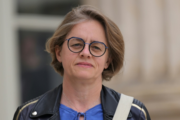 La députée socialiste Céline Thiébault-Martinez à Paris le 8 juillet 2024 ( AFP / Bertrand GUAY )