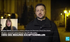 En temps de guerre, "la population ukrainienne fait confiance au Président Zelensky"