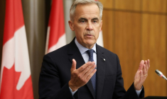 Le Canada prévoit de reconnaître l'Etat de Palestine en septembre à l'ONU, a annoncé mercredi le Premier ministre canadien, Mark Carney ( AFP / Dave Chan )