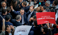 Le ministre de l'Intérieur, Bruno Retailleau après son élection à la présidence de LR, à Paris le 18 mai 2025 ( AFP / Kiran RIDLEY )