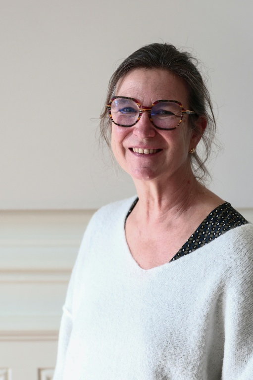 L'infirmière Sylvie Gentet, co-fondatrice de l'association Sourire à la vie, au Château Sourire, le 23 janvier 2026 à Marseille ( AFP / Thibaud MORITZ )