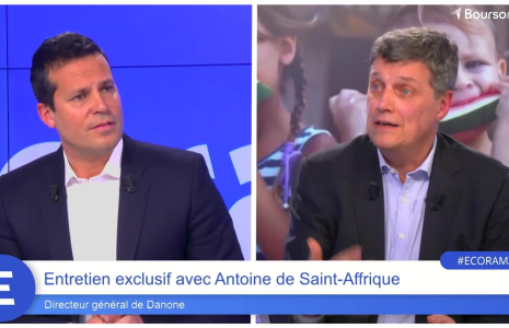 Antoine de Saint-Affrique (DG de Danone) : "Nous avons fait des efforts considérables pour absorber l'inflation et vendre nos produits au juste prix !"