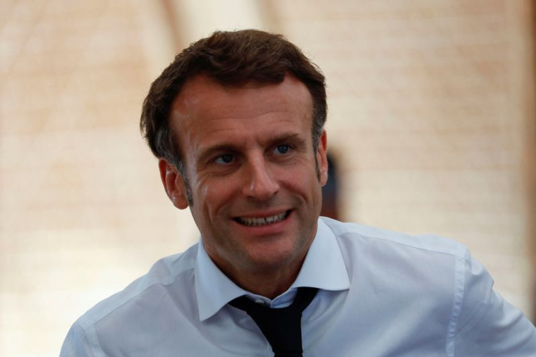 Le président français Emmanuel Macron lors du sommet des dirigeants du G20 à Nusa Dua, Bali