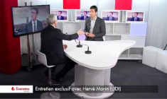 "Ce n'est pas la révolution, mais ce sont des petits pas dans la bonne direction", selon Hervé Morin à propos de la nouvelle mouture de la loi Travail (UDI) (VIDEO)
