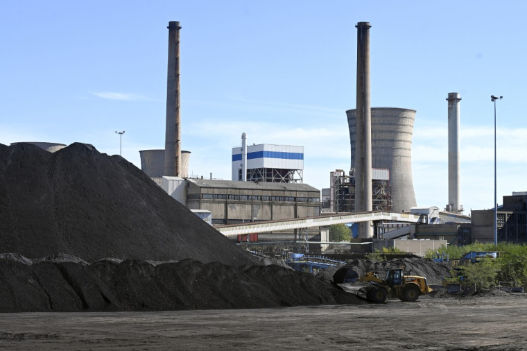 La centrale à charbon de Saint-Avold, le 12 septembre 2022. ( AFP / FREDERICK FLORIN )