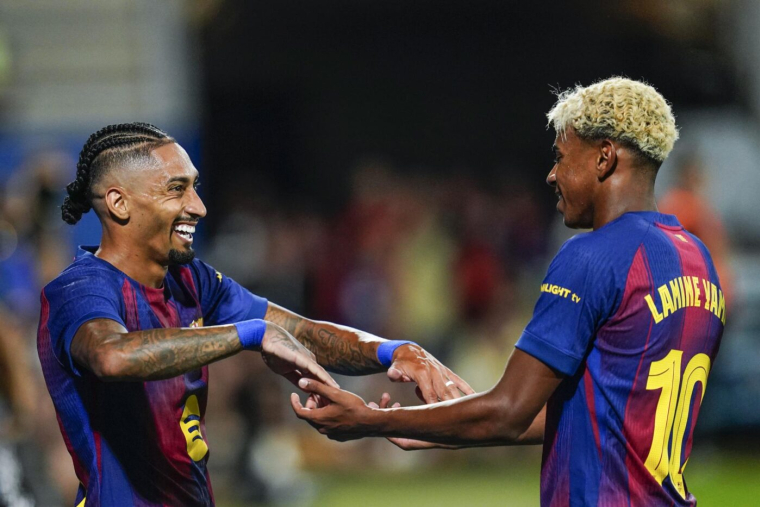 À 11 contre 9, Barcelone domine Majorque
