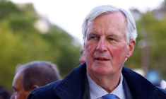 Le Premier ministre français Michel Barnier à Paris