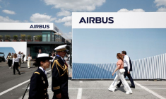 55ème Salon de l'Aéronautique et de l'Espace à l'aéroport du Bourget près de Paris