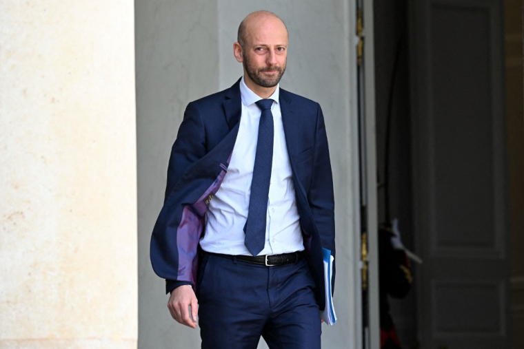 Stanislas Guerini à Paris, le 16 mai 2023. ( AFP / EMMANUEL DUNAND )