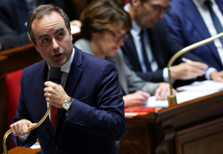 Le Premier ministre Sébastien Lecornu à l'Assemblée nationale le 21 octobre 2025 ( AFP / Anne-Christine POUJOULAT )