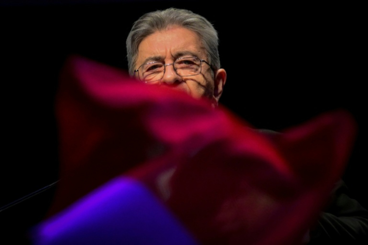 Jean-Luc Mélenchon à Lyon le 26 février 2026 ( AFP / OLIVIER CHASSIGNOLE )