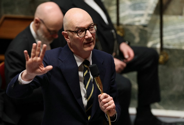 Roland Lescure à Paris, le 27 janvier 2026. ( AFP / DIMITAR DILKOFF )