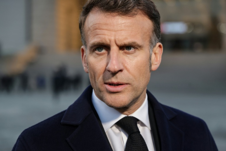 Le président français Emmanuel Macron à Séoul le 2 avril 2026 ( POOL / Ludovic MARIN )
