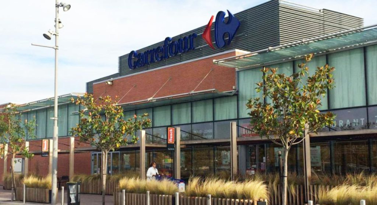 Centre commercial Carrefour Labège 2, à Toulouse. (© D. Delmond)