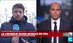 Revers majeur pour les Russes : explosions sur le croiseur Moskva, l'Ukraine dit l'avoir frappé