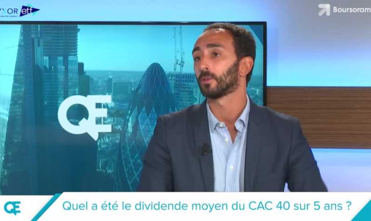 Quel a été le dividende moyen du CAC 40 sur 5 ans?