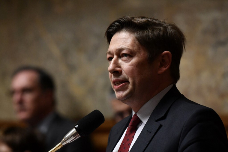 Jean-Louis Thieriot, le 21 mars 2023, à l'Assemblée nationale ( AFP / PHILIPPE LOPEZ )