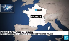 Crise politique au Liban : rencontre entre N. Mikati et E. Macron à Paris
