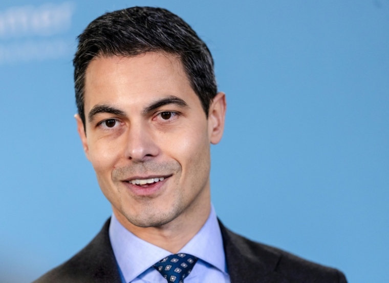 Le centriste néerlandais Rob Jetten, à La Hague aux Pays-Bas le 6 février 2026 ( ANP / Remko de Waal )