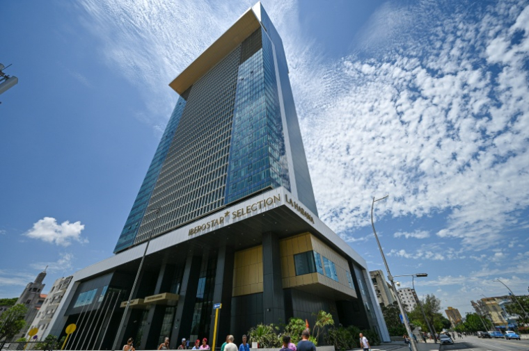 L'hôtel Iberostar Selection à La Havane, le 2 juin 2026 à Cuba ( AFP / ADALBERTO ROQUE )