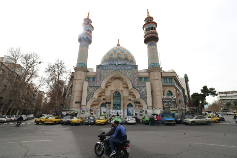 La mosquée de l'Imam Sadiq, place Palestine, à Téhéran, le 9 février 2026 en Iran ( AFP / ATTA KENARE )