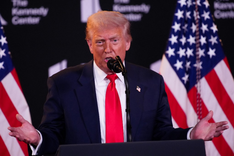 Donald Trump à Washington, aux États-Unis, le 13 août 2025. ( GETTY IMAGES NORTH AMERICA / KEVIN DIETSCH )