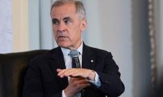 Le Premier ministre canadien Mark Carney à New York, aux Etats-Unis, le 28 mai 2026. ( GETTY IMAGES NORTH AMERICA / MICHAEL M. SANTIAGO )