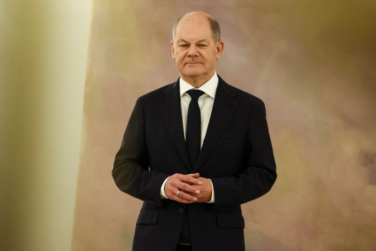 Le chancelier allemand Olaf Scholz à Berlin