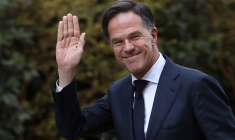 Mark Rutte à Londres le 17 mars 2026.  ( AFP / TOBY SHEPHEARD )