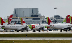Des avions de l'entreprise TAP à l'aéroport de Lisbonne