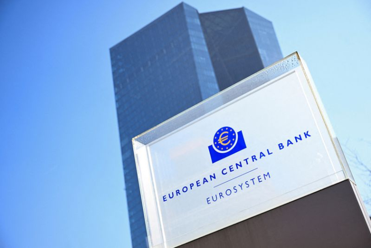 Vue du siège de la Banque centrale européenne (BCE) à Francfort