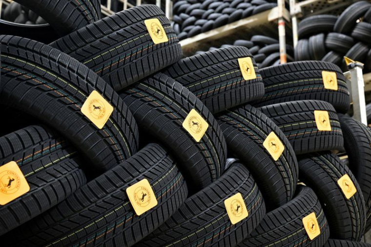 Ligne de production de Continental à l'usine de Korbach