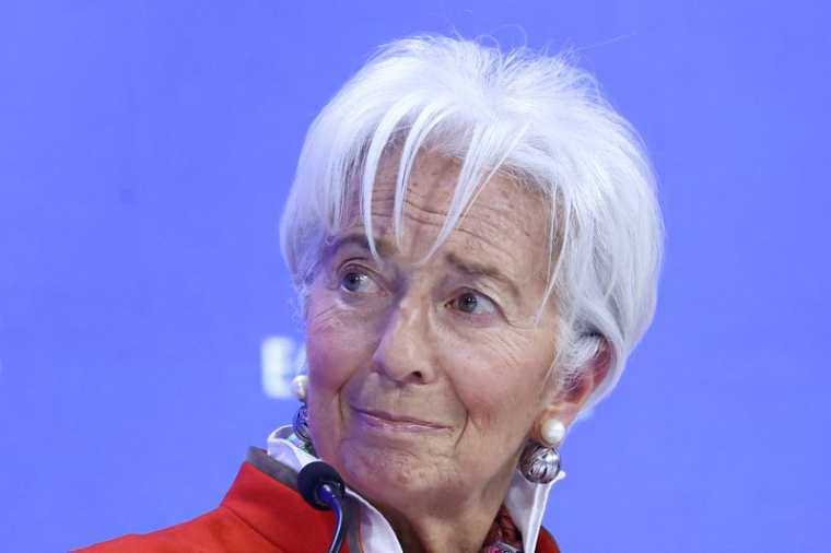 La présidente de la Banque centrale européenne (BCE) Christine Lagarde