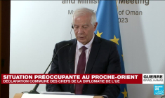 REPLAY - Allocution de Josep Borrell, chef de la diplomatie européenne, sur la situation au Proche-Orient