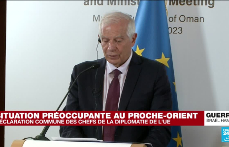 REPLAY - Allocution de Josep Borrell, chef de la diplomatie européenne, sur la situation au Proche-Orient