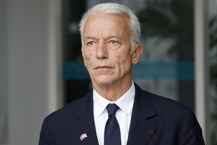 Patrick Martin, à Rabat, le 29 octobre 2023 ( AFP / LUDOVIC MARIN )