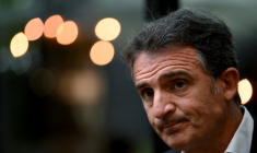 Le maire Eric Piolle, le 30 juin 2021, à Grenoble ( AFP / MARTIN BUREAU )