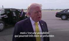 Trump affirme qu'une action militaire contre l'Iran reste envisageable