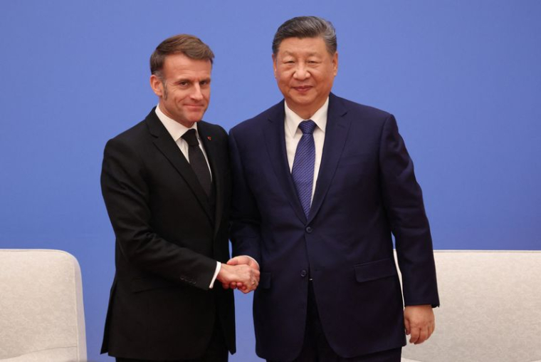 Le président français Emmanuel Macron en visite en Chine
