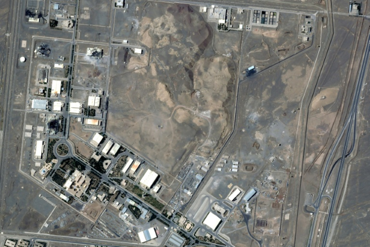 Photo satellitaire fournie par Planet Labs PBC et datée du 22 juin 2025, montrant le site nucléaire de Natanz, dans le centre de l'Iran, après des frappes américaines ( Planet Labs PBC / - )